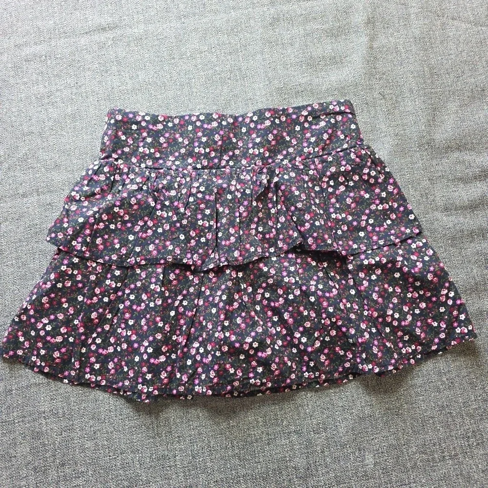 Gap Kids Girls Soft Lightweight Relaxed Fit Pull-On Tiered Skort XL 14/16 Floral